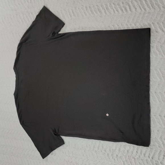 1072. Buck Mason Pima Slub Tall Classic Tee | Color: Black - Picture 8 of 9